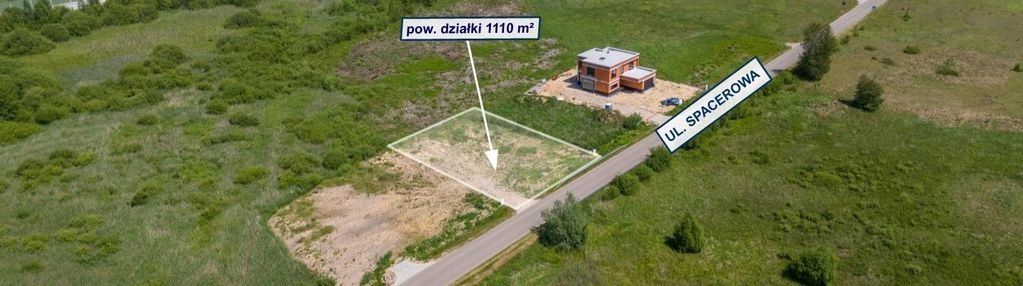 **działka sochonie 1110 m2, wz oraz prąd**