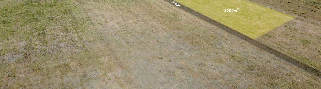 Działka inwestycyjna 1000m² –mała wieś przy drodze
