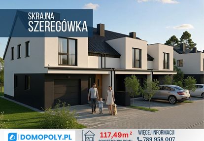 Szeregówka skrajna z ogrodem i budziwój i okazja!