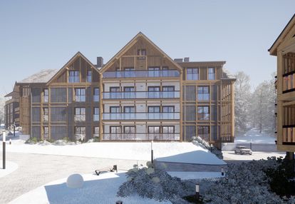 Pięknie położona działka budowlana.