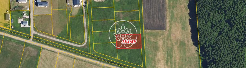 Działka budowlana 1177 m² – kruszyn krajeński
