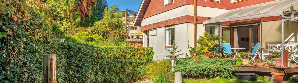 Dom w górnym sopocie, ogród, taras, garaż