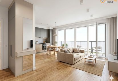 Nowoczesne mieszkanie | smart house | lawendowe
