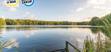 Działka w pierwszej linii od jeziora.piękny widok.