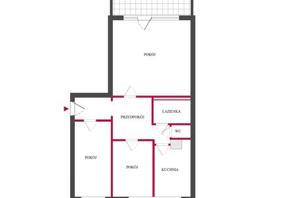 Grunwald | 3pok | winda | loggia | os. kopernika