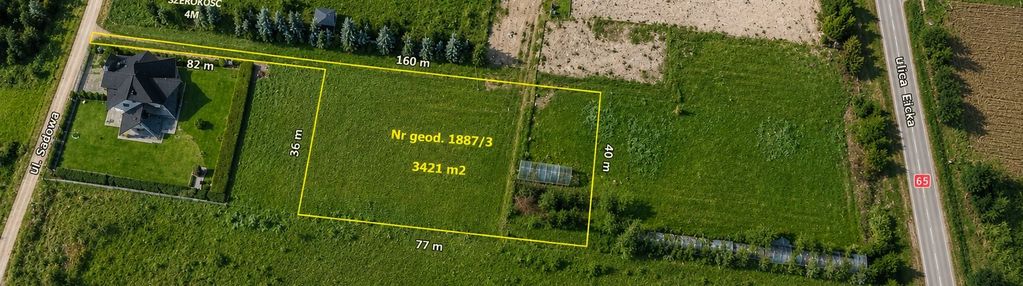 * działka dobrzyniewo duże* powierzchnia 3421 m2 *