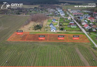 4 działki w objeździe|tylko 5km od morza