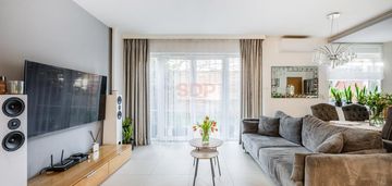 Szereg na klecinie . do wejścia. 156 m2 . ogródek