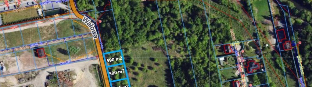 Działka 590 m2 lisiniec ul. wałowa