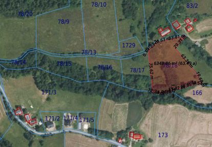 Działka z warunkami zabudowy – męcina