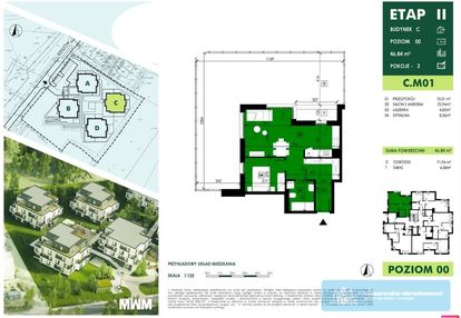 Ul. dębicka 2 pokoje 46,84 m2 + ogród 72m2 !