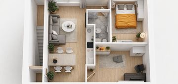 3 pokoje, ogródek, 2 poziomy, jak w domu !