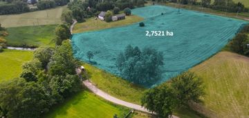 Działka rolna w otoczeniu pięknej przyrody