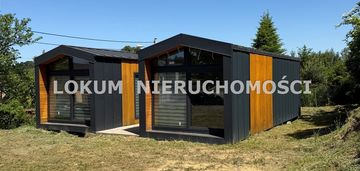 Bzie-dom modułowy na działce 700m2