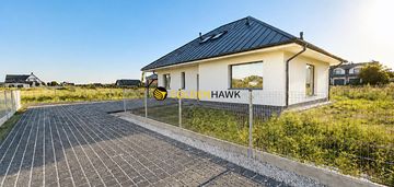 Gotowy dom parterowy 125m²! wiata, 4 pokoje, antresola !