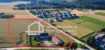 Małkowo -  działka 2,4 ha z zabudowaniami.