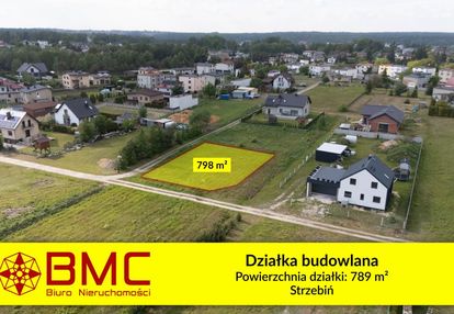 Działka budowlana strzebiń 798 m2