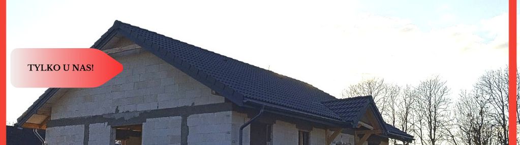 Samoklęski duże- dom w stanie surowym 80m2