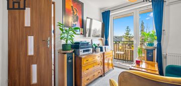 Kameralne 2‑pokojowe mieszkanie z balkonem