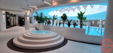 Luksusowy 1 pok. apartament z loggią - hanza tower