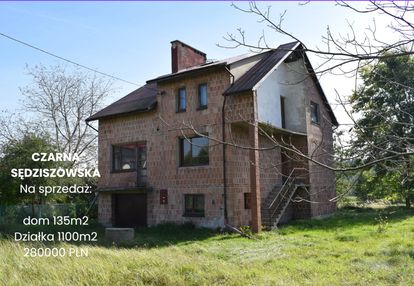 Dom piętrowy 170m2- czarna sędziszowska