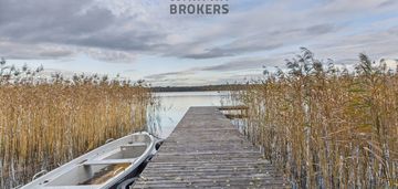 Dwa domki tuż nad jeziorem dąbrowa wielka