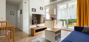2-pokojowe mieszkanie z ogródkiem i klimatyzacją