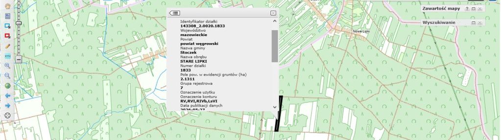 Działki w miejscowości stare lipki pow. węgrowski