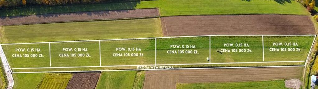Klimkówka - działki 0,15 ha ul. osiedlowa!!