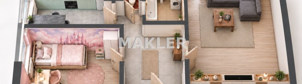 Fordon | 2 pokoje | i piętro | duży balkon