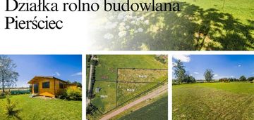 Na sprzedaż trzy działki w malowniczej i spokojnej części pierśćca