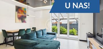 Dom szeregowy 82 m², garaż w bryle, nowy 2023