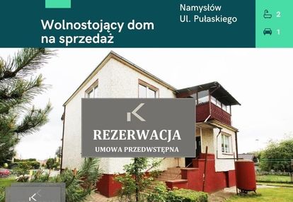 Na sprzedaż dom o pow. ok. 150 m2 w namysłowie.