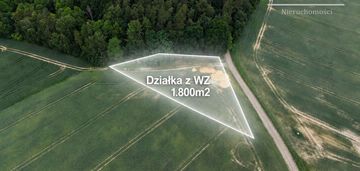 1800m2 w otoczeniu natury – idealna pod budowę dom