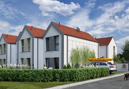 Apartament nad jeziorem z ogródkiem