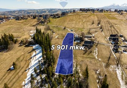 Sierockie | działka 5901m2 | wztka 4 domy