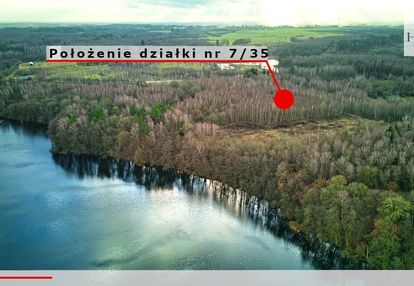 Działka w brzozach z dostępem do jeziora