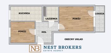 2 pokojowe mieszkanie. dąbie. grzegórzki.