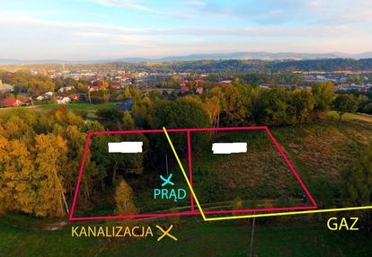 Piękna działka bud. 31,5 ar w gorlicach przy lesie