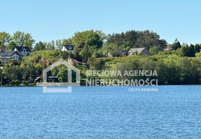 Chmielno, działka z linią brzegową jeziora białego