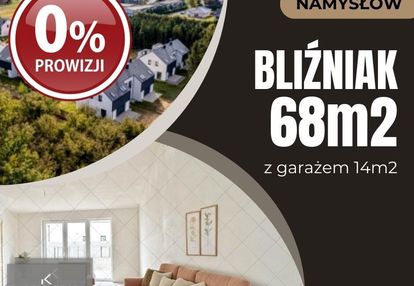 Domy w zabudowie bliźniaczej 68m2 z garażem