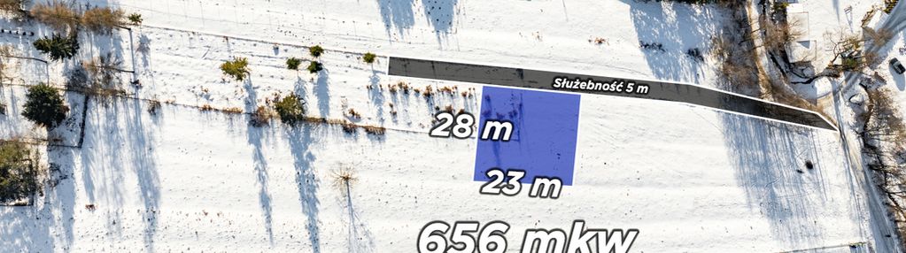 Widokowa działka budowlana 656 m² nowy targ