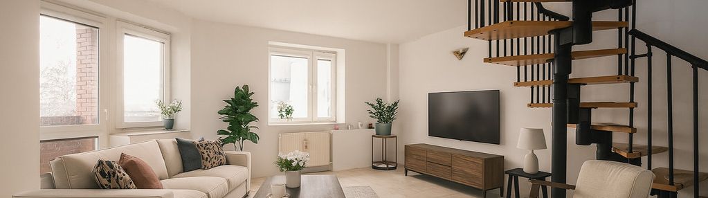 Świetne mieszkanie dwupoziomowe- nowe miasto