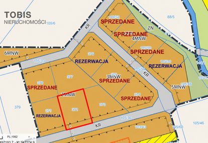 Działka budowlana mpzp | 1575 m2 | trzcielin