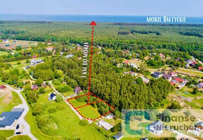 Malownicza działka budowlana nad morzem, junoszyno
