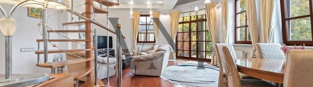 Dwupoziomowy apartament 130m2 na mokotowie
