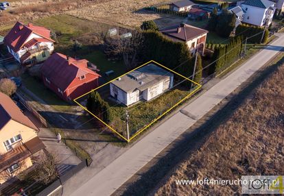 Działka z rozpoczętą budową, blisko nowego sącza