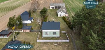 Działka z domem w otoczeniu lasów