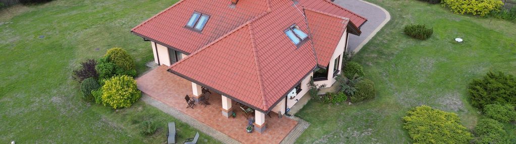 Piękny dom 234 m2, z dużą 3 ha działką, gmina brok.