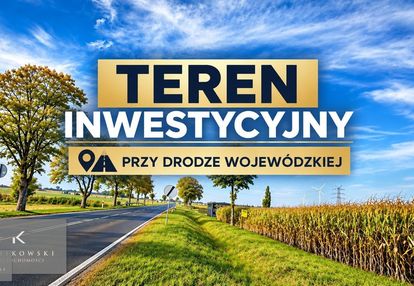 Teren inwestycyjny na obrzeżach miasta namysłów.